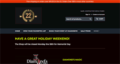 Desktop Screenshot of diamondsmagic.com